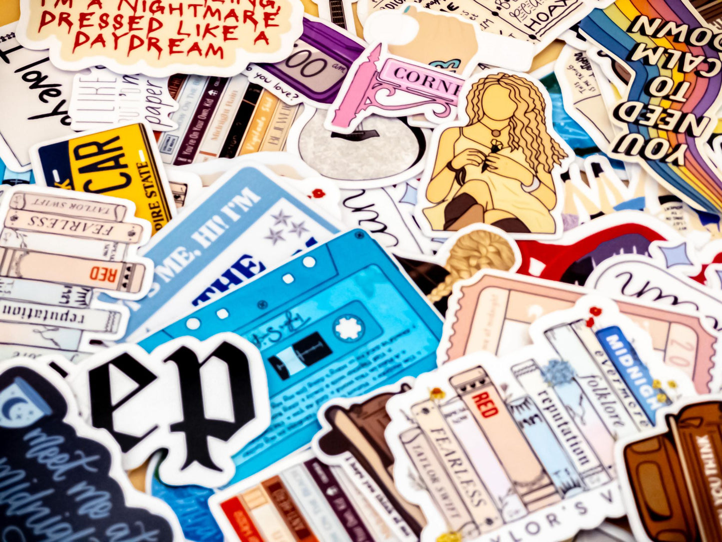 20 Pack Taylor Swift Inspired Stickers