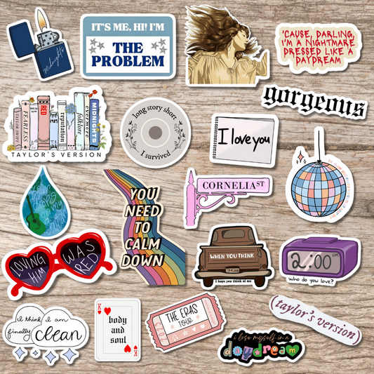 20 Pack Taylor Swift Inspired Magnets